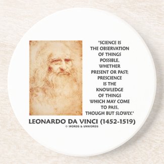 Science Observation Things Possible Prescience May Drink Coaster