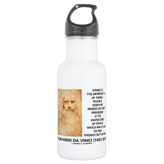 Science Observation Things Possible Prescience May 18oz Water Bottle