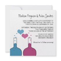 Science of Love Wedding Invite