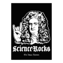 Science Rocks Sir Isaac Newton Poster posters