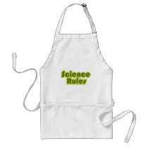 Science Rules aprons