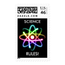 SCIENCE RULES! Atom - Postage