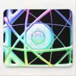 Science Rules! Colorful Atom (008) Mousepads