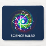 SCIENCE RULES! - dark blue mousepad