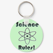Science Rules keychains by BoogieMonst Science Rules keychains