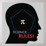SCIENCE RULES! - math poster posters