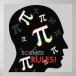 SCIENCE RULES! - math poster posters