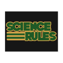 Science Rules Post Card