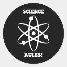 science rules stickers