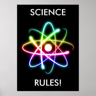 SCIENCE RULES! - unique Poster