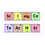 Science teacher business card Science teacher business card