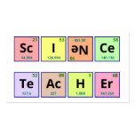 Science teacher business card