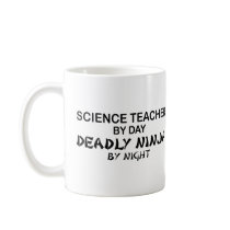 Science Teacher Deadly Ninja Coffee Mugs