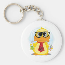 Science Teacher Duck Keychain