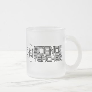 Science Teacher Frosted Glass Mug