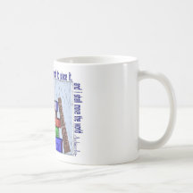 Science Teacher Gifts, Unique Book Stack Design Mug
