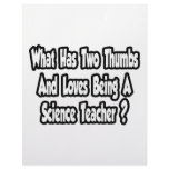 Science Teacher Joke...Two Thumbs Customized Letterhead