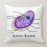 Science Teacher Pillow Human Cell Anatomy pillows