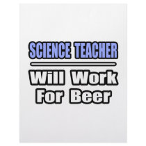 Science Teacher...Will Work For Beer letterhead by scienceteachershirts Science Teacher...Will Work For Beer letterhead