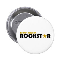 Science Teaching Rockstar Pinback Button