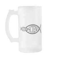 Science Trumps Faith Fish Mugs