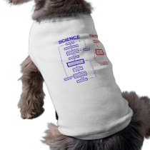Science vs Faith Doggie Shirt