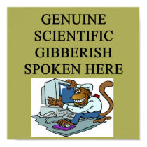 scientific gibberish posters
