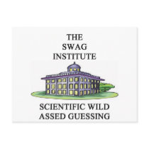 scientific wild assed guessing postcards