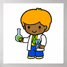 Scientist Boy 1 Print