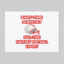 Scientist .. Fantasy Football Expert Post Card