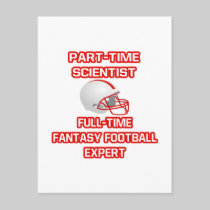 Scientist .. Fantasy Football Expert Postcards