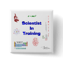 Scientist in Training Button