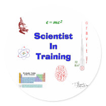 Scientist in Training Stickers