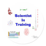 Scientist in Training Stickers