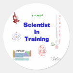 Scientist in Training Stickers