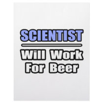 Scientist...Will Work For Beer letterhead by scientistshirts Scientist...Will Work For Beer letterhead