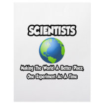 Scientists...Making the World a Better Place Customized Letterhead