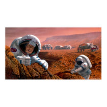 Scientists on Mars posters