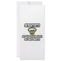 Scientists...Regular People, Only Smarter Rack Card Design