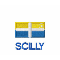 Scilly and Scillonian Cross Sleeve Polo embroidered shirts by severecci Scilly and Scillonian Cross Sleeve Polo embroidered shirts