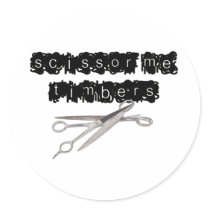 Scissor Me Timbers stickers