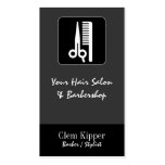 Scissors and Comb Hair Biz Business Card Templates