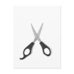 scissors postcards