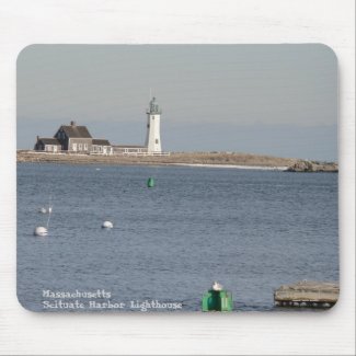 Scituate Harbor Lighthouse - Mousepad mousepad