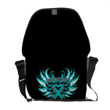 Scleroderma Awareness Heart Wings Commuter Bag