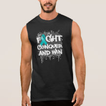 Scleroderma Fight Conquer and Win Sleeveless Tees