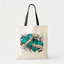 Scleroderma Hope Faith Dual Hearts Bags