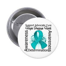 Scleroderma Inspirations Spiral Ribbon Pinback Button