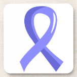 Scleroderma Light Blue Ribbon 3 Beverage Coasters