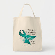 Scleroderma  Ribbon Hero in My Life Canvas Bags